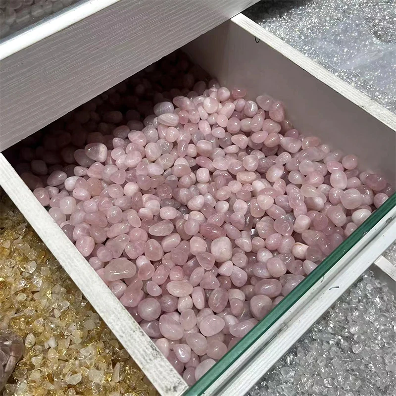 Hot Sale Natural Rose Quartz Stone Polishing High Quality Rose Quartz Tumbled Stone