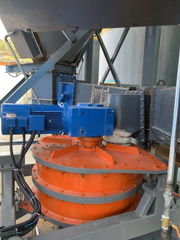 double deck rotor mass flow meter for mineral powder and fly ash / weigh feeder /online calibration