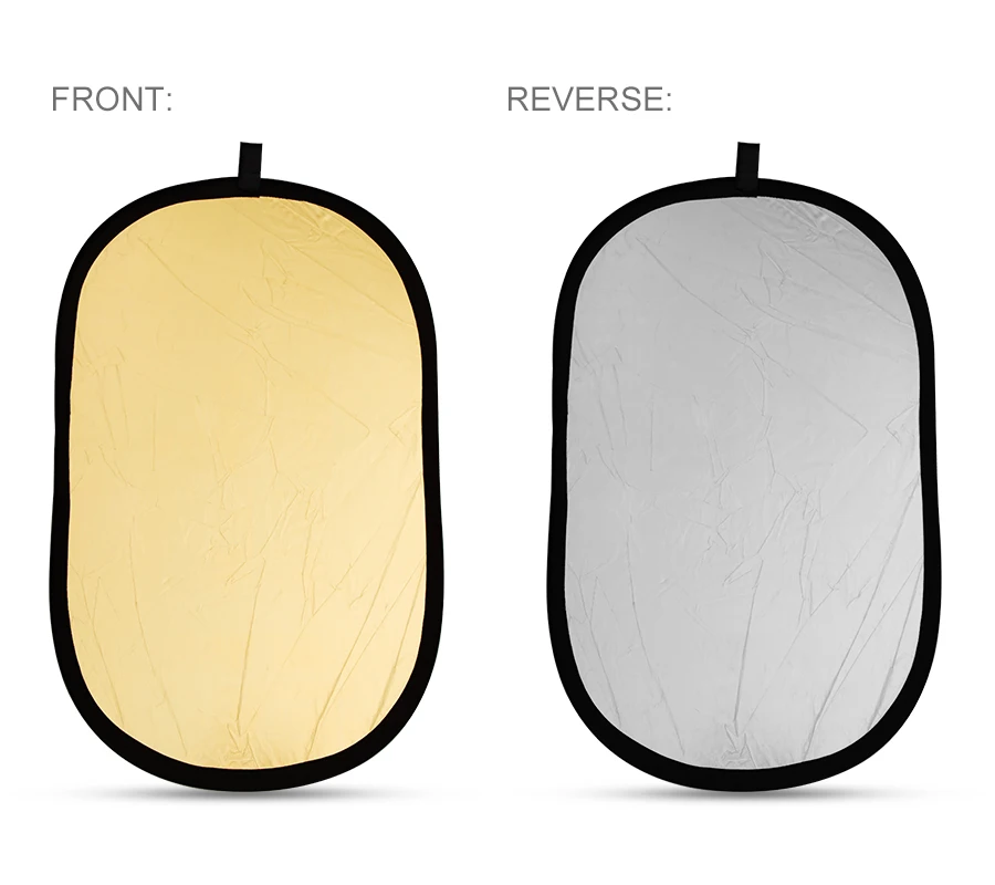 AMBITFUL  2 in1 80x120cm 100x150cm 150x200cm Portable Oval Multi-Disc Reflector Collapsible Photography Camera Lighting Diffuser