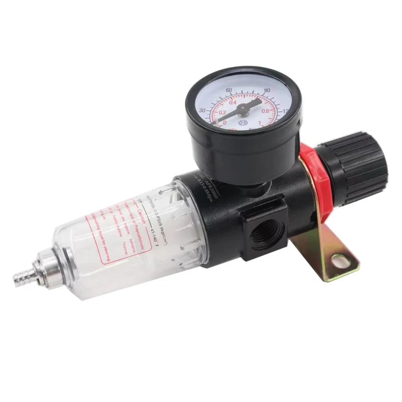 Airtac Type AFR2000 BFR2000 3000 4000 Filter Regulator Pneumatic Pressure Reduce Air Treatment Regulator Gauge