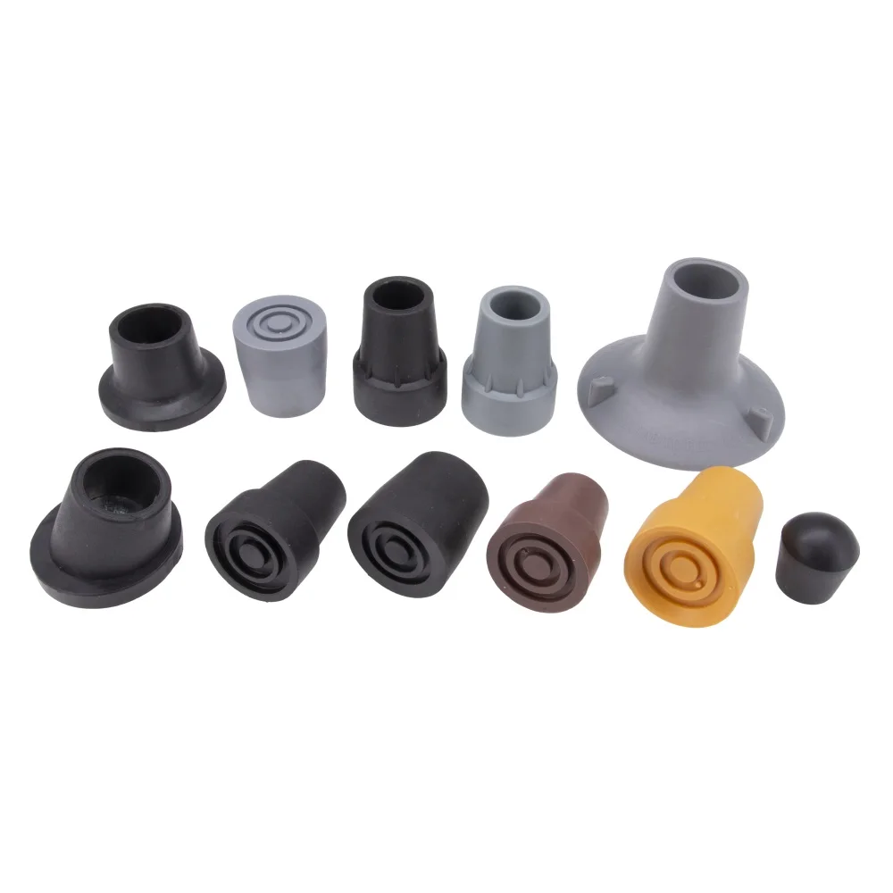 Standard Size 22mm 25mm Tpr Crutch Rubber Tip Universal
