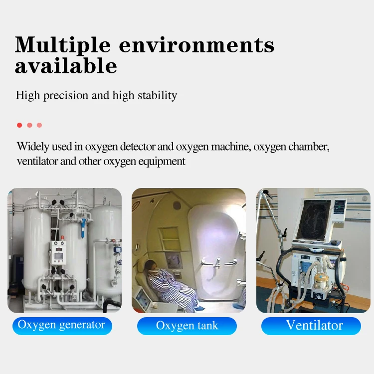 UOS-100 Micro-embedded Oxygen concentration, flow test Oxygen generator use Ultrasonic oxygen sensor