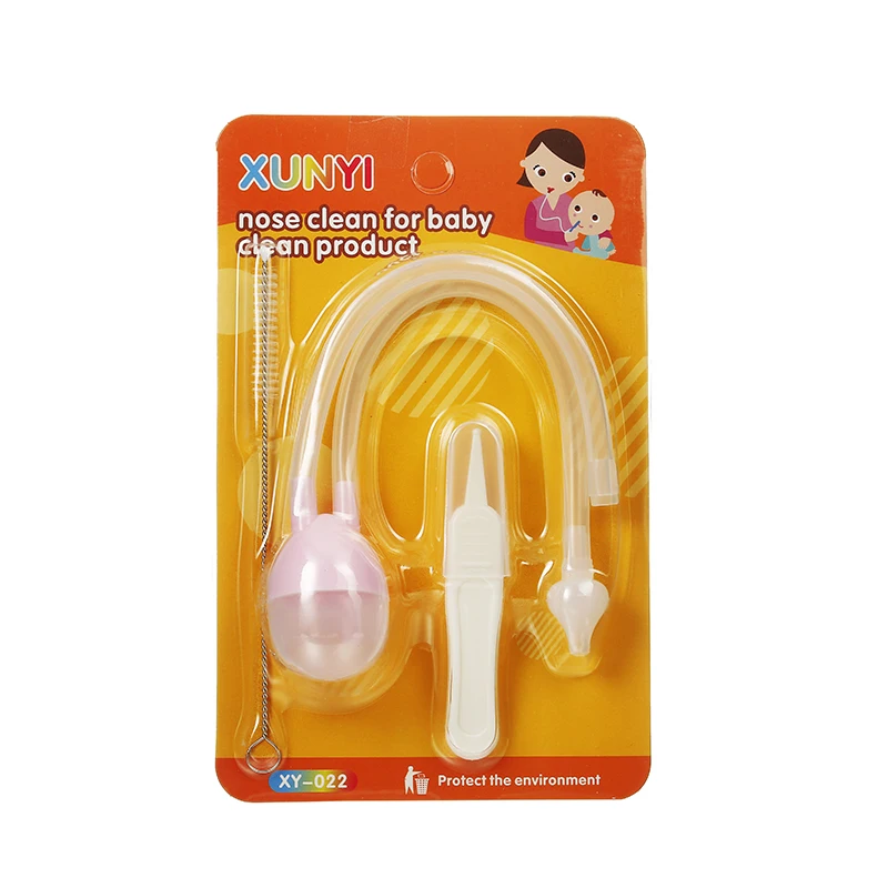 
New Born 3PCS set Silicone BPA FREE Suction Nose Cleaner Baby Care Nasal Aspirator 