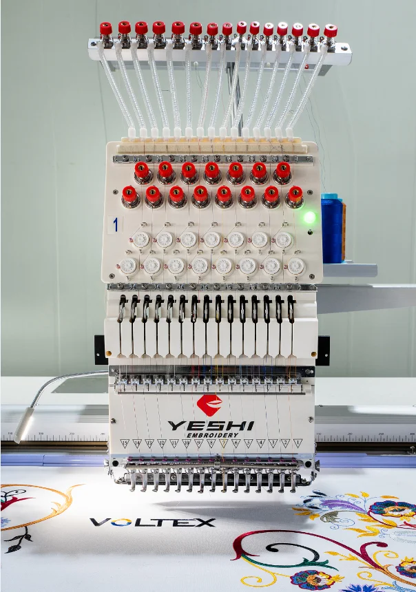 6 head flat embroidery machine for price