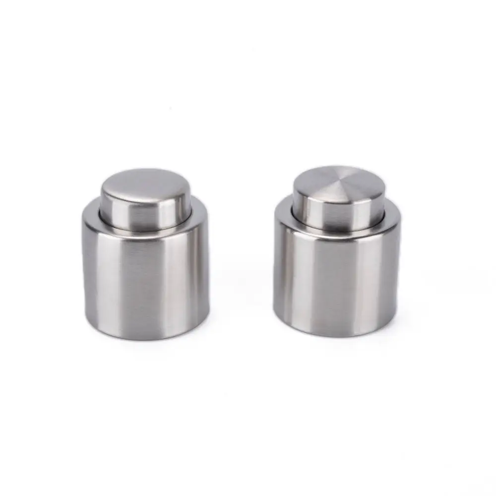 custom wine stopper vacuum champagne bottle stopper stainless steel wine stopper