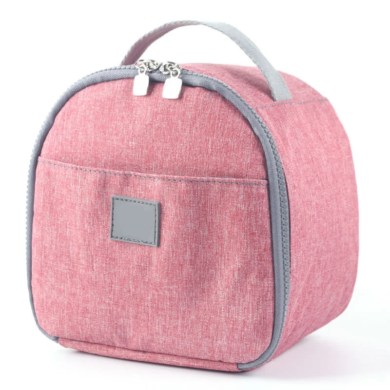 Casual Lunch Bag Portable Waterproof Insulated Food Carrying Big Cold Canvas Picnic Totes Case Kids Women Thermal Box