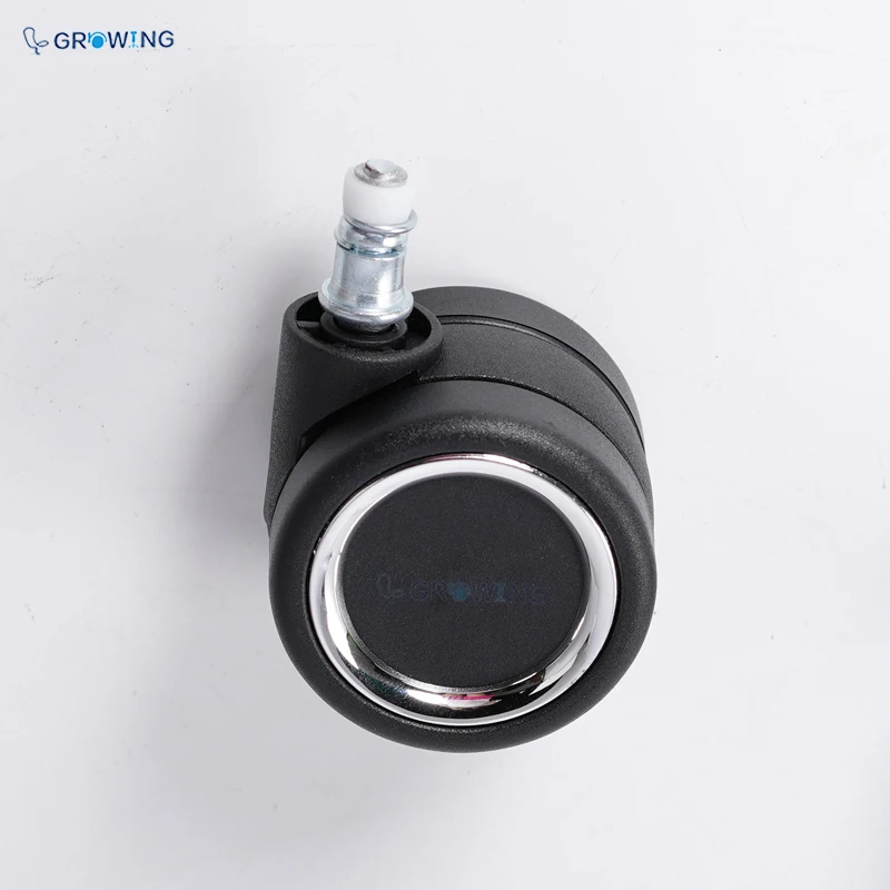 Manufacturer Wholesale Black Castor Furniture Accessories Wear-Resistant Office Chair Castor in Plastic for Living Room School