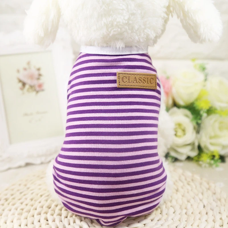 
Dog Spring Summer Vest Pet Lovely Style Clothes Small Dog Puppy Cute Clothes Fashion Cool And Refreshing T-shirt 