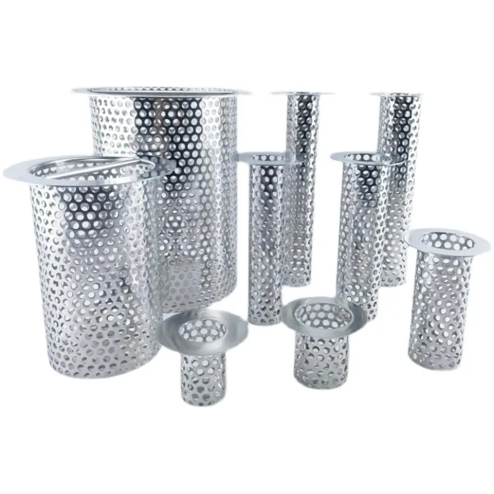 Customized Single or Double Layer Perforated Stainless Steel Filter Tubes/Cylinders/Pipes