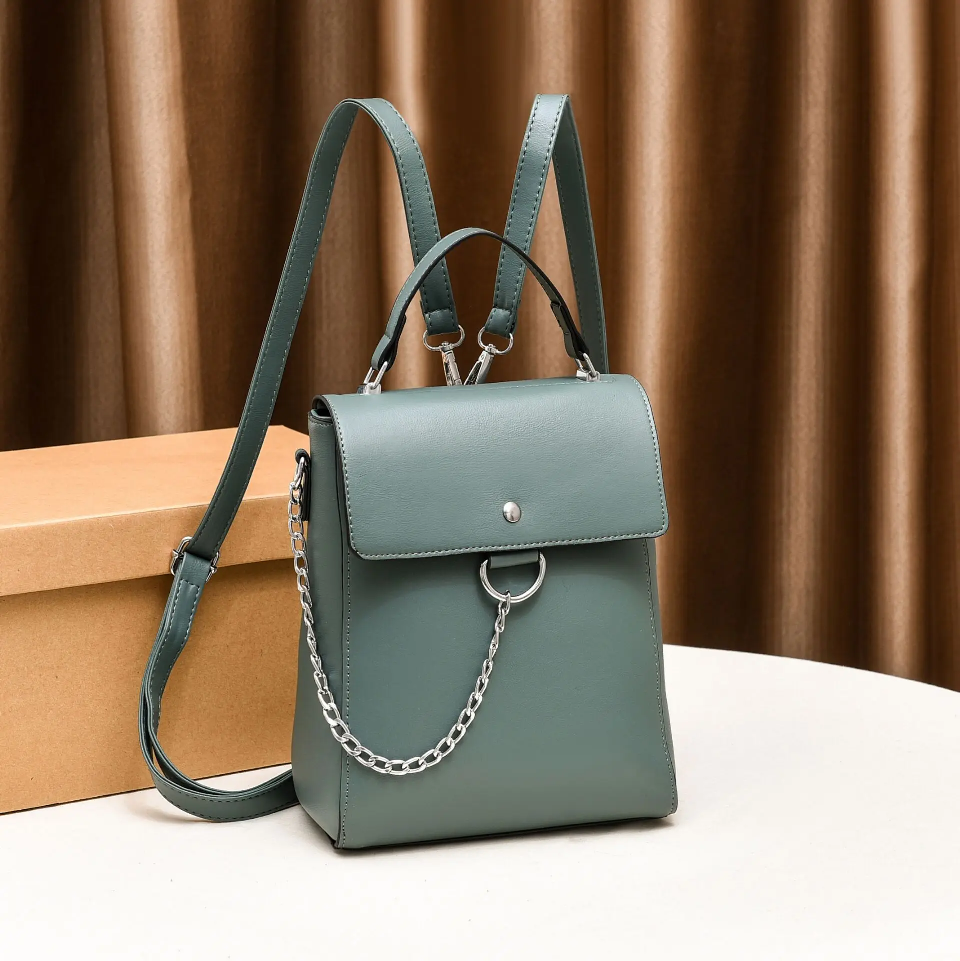 
DL123 24 Female backpacks Women PU Leather Handbags bags women ladies handbags 