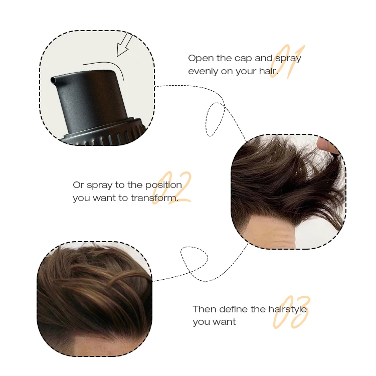 Create your own brand long lasting strong hold hair powder matte styling volumizing oil control
