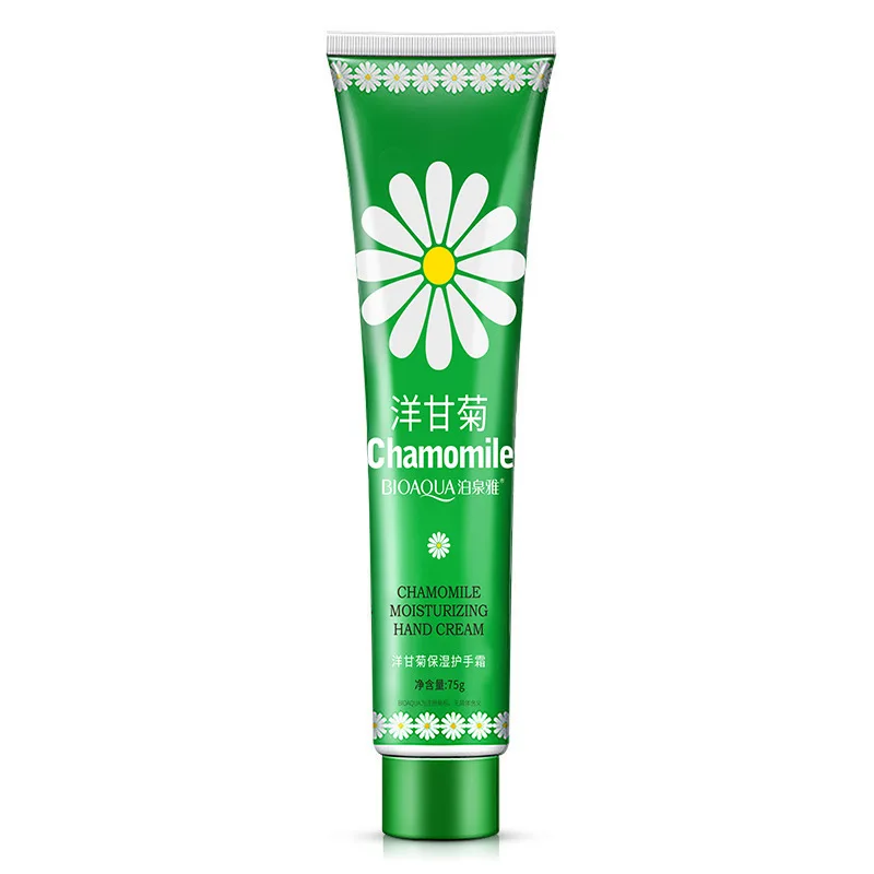OEM BIOAQUA Natural Plant Extracts Chamomile Glycerin Whitening Moisturizing Smoothing Hydrating Mini Hand Cream