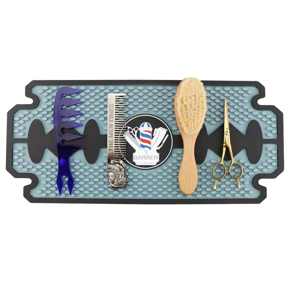 Профессиональная термостойкая подкладка для выпрямления волос инструменты для завивки волос Противоскользящий силиконовый коврик для парикмахера