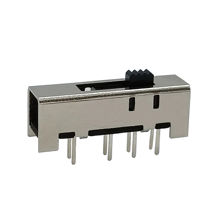  2p3t серии PCB DC50V 8 контактов 3 позиции электронный SMD горизонтальный рычажный мини скользящий переключатель мгновенный
