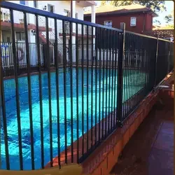 Cheap Aluminum Pool Fence Galvanized Frame Chain Link Design Rodent Proof Garden Decorative Includes Fencing Gate Accessory
