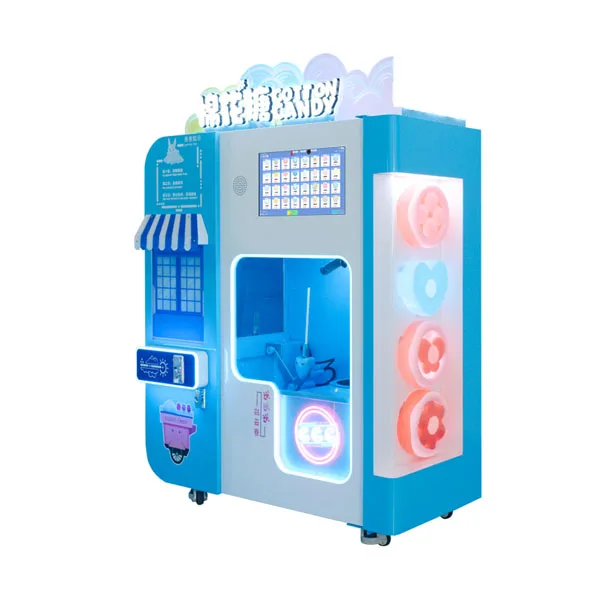 automatic cotton candy vending machine/cotton candy machine