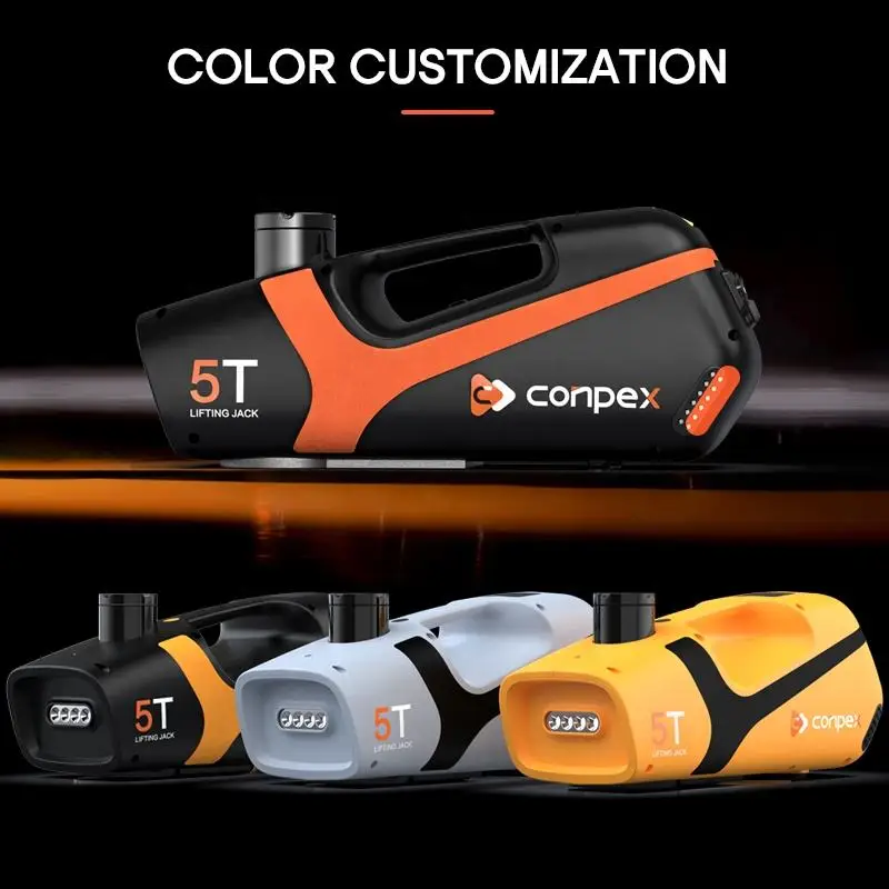 Conpex new 6 in 1 car electric jack DC12V 5T new car jacks compressor wrench vehicle tools emergency tool kit car jack kit