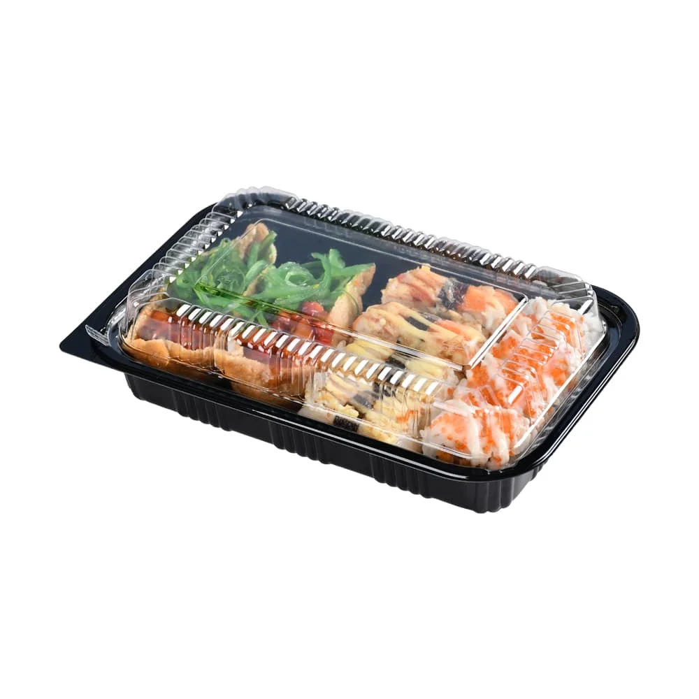 Disposable Pp Plastic Food Packaging Containers Eco Takeout Traditional Bento Box for Restaurant