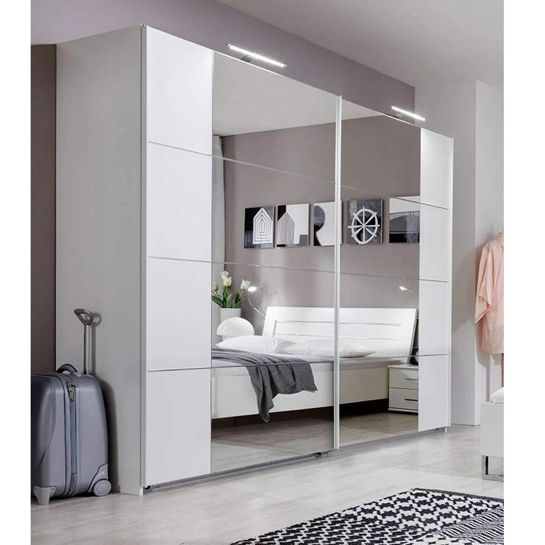 modern organized bedroom closet modern design wardrobe