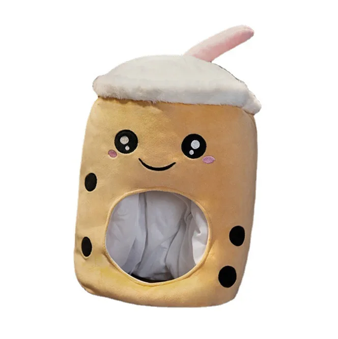 Food and drink milk tea head cap photo props photo props cartoon head set performance props