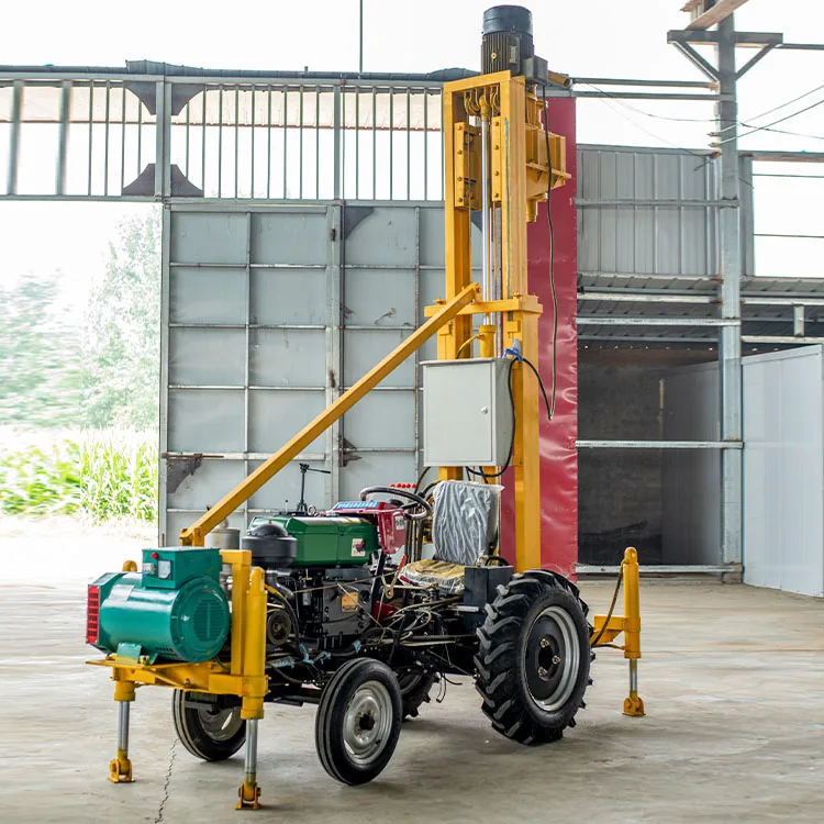High speed drilling water well machine mobile deep well drilling rigs for sale