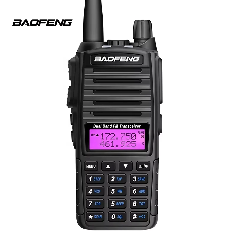 Original Baofeng Uv-82 Dual Band Portatil Radio Vhf Uhf Ham Two-Way Radio Amateur 8watts Dmr Long Range Walkie Talkie