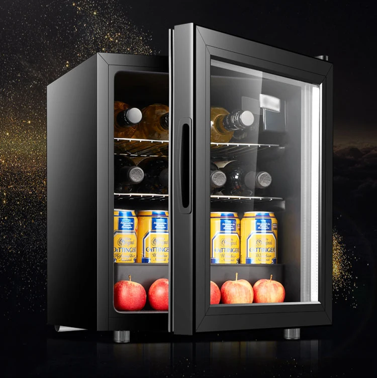 Ice Bar Small Refrigerator Household Refrigeration and Preservation Tea Cabinet Sample Storage Cabinet Wine Cabinet