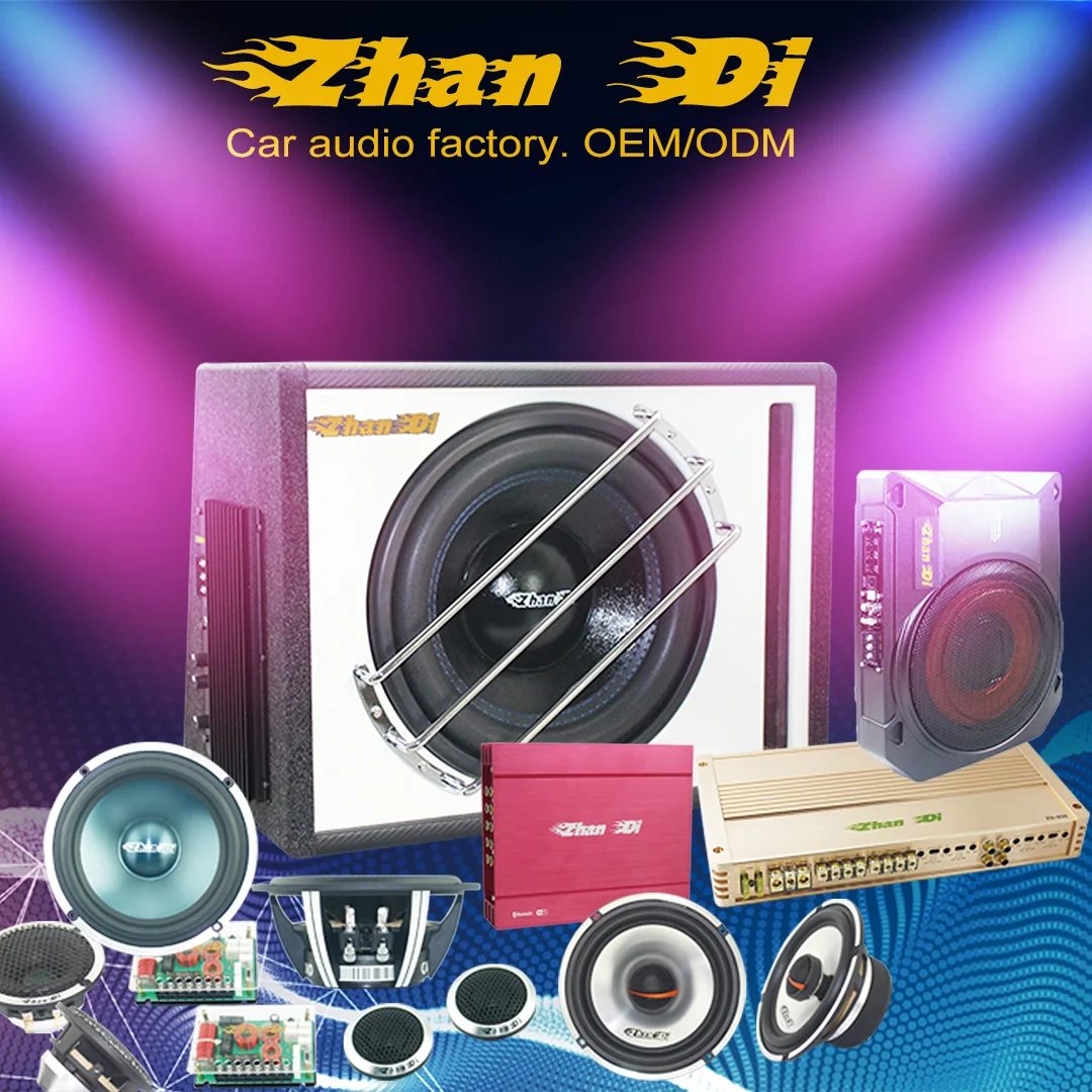 OEM Заводской Класс D 1-канальный Автомобильный усилитель 1000 Вт RMS алюминиевый материал с сочетанием кроссоверов