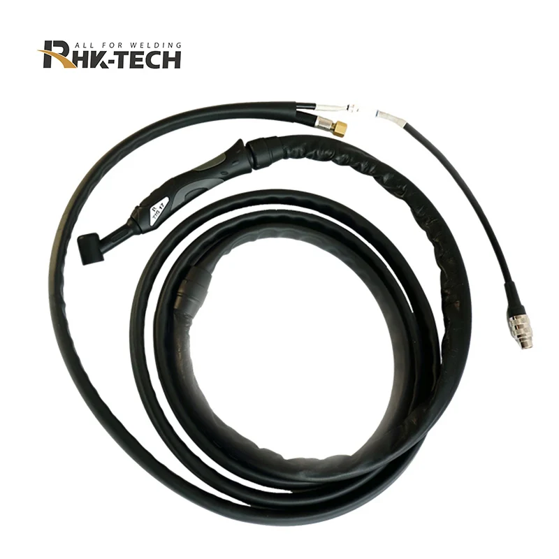 RHK Hot Sale Double Switches Gas Cooled  125A AC 140A DC TIG17 WP17 TIG Welding Torch with  Five-pins Socket
