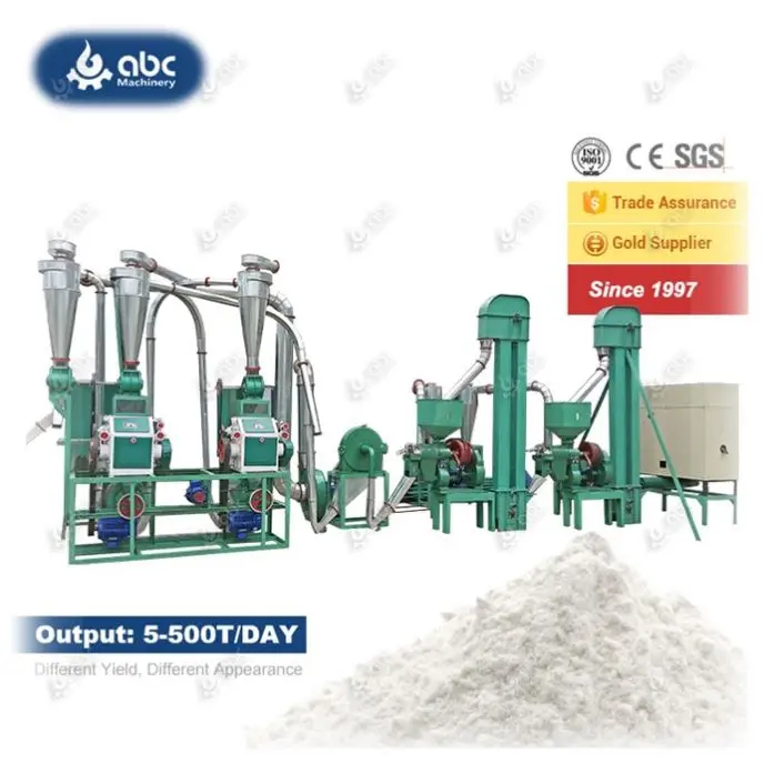 Best Reputation Integrated Maize Meal 5-500T Mini Milling Machine For Flour Grinding