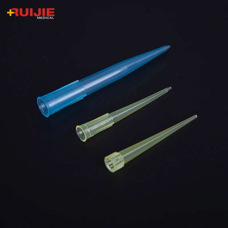 Blue White Yellow Color Medical Disposable Pipette Tip