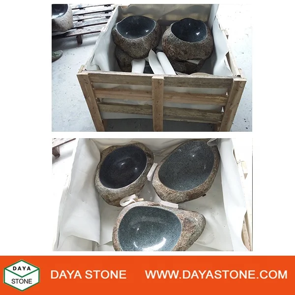 Hot Selling the natural stone sink  fish tank water bowl