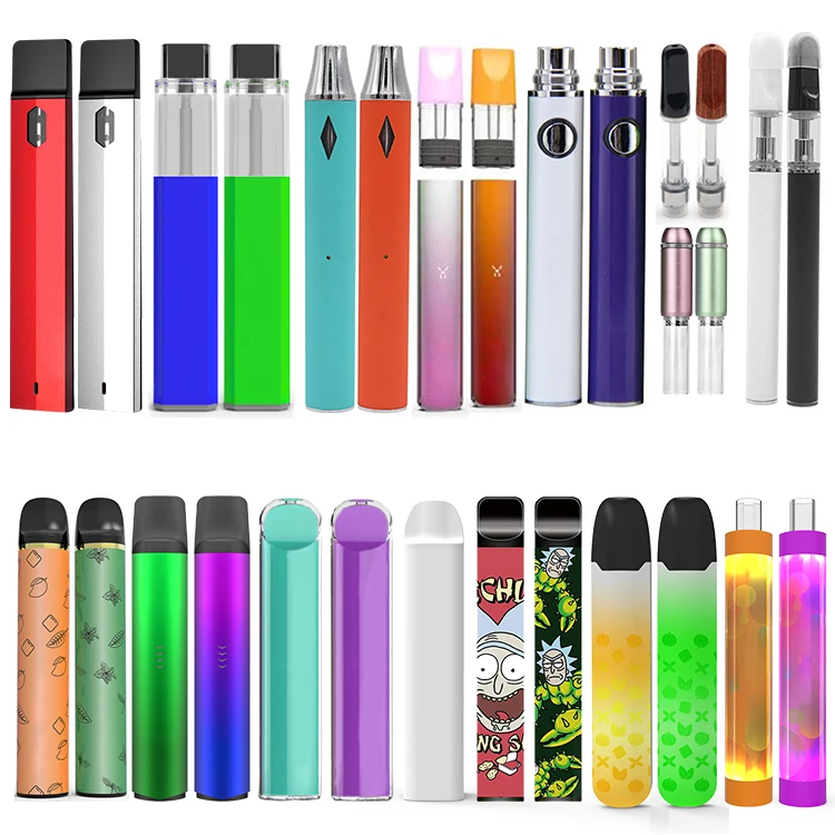 Заказной OEM ODM пустая электронная сигарета без масла ручка для курения CBD перезаряжаемый одноразовый