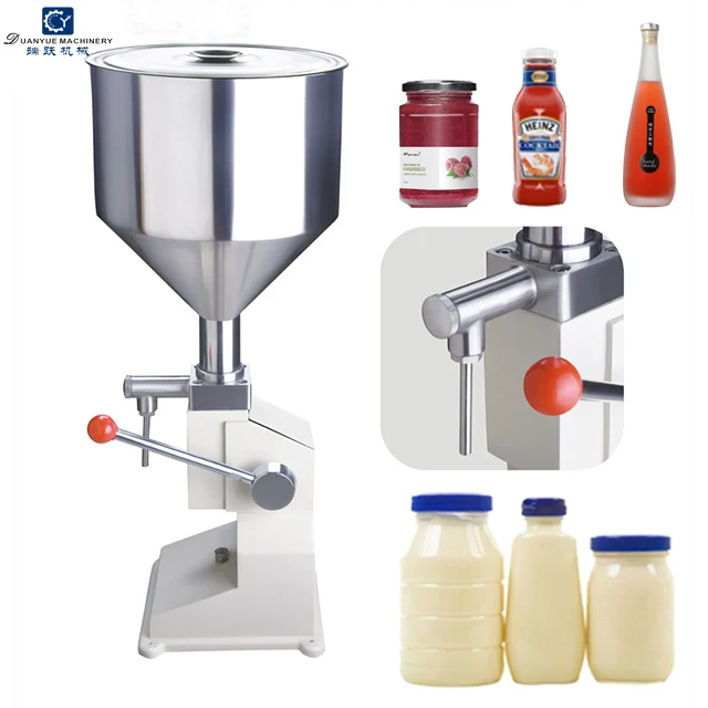 A03 Manual Cosmetic Face Cream Lip Balm Viscosity Liquid Filling Machine