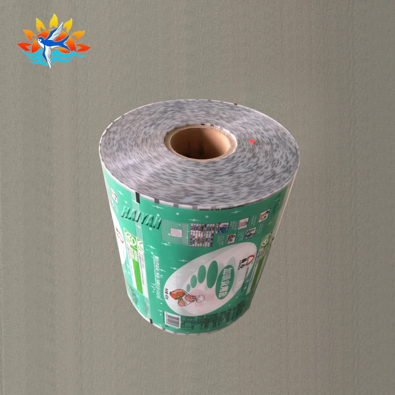
High barrier printed PET/PE plastic food packaging film roll 