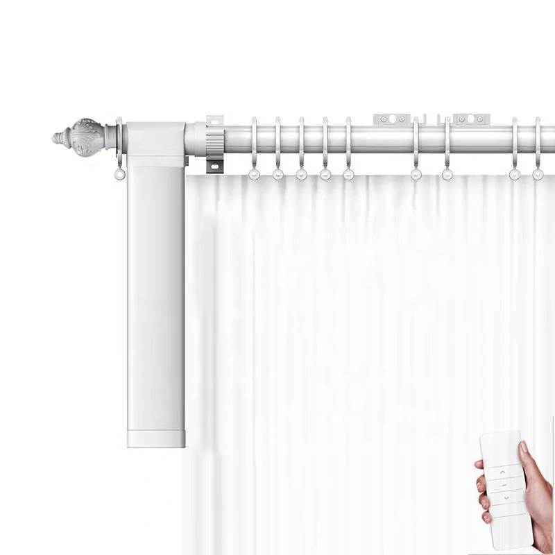 Smart Home Customizable Motorized Curtains Remote Control Electric Automatic Curtain Motor Automatic Curtain Opener