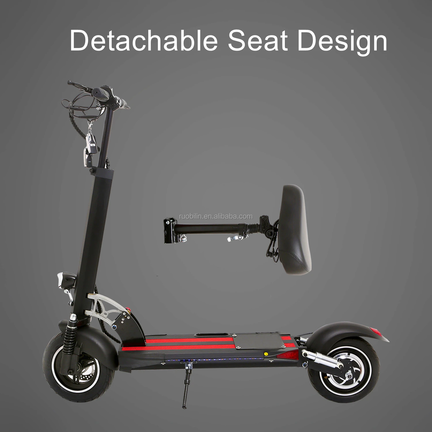 Portable Electric Scooter 500W 48V 12.5AH Medical Scooter Mobility Foldable Electric Water  Scooters Jetski for Adults