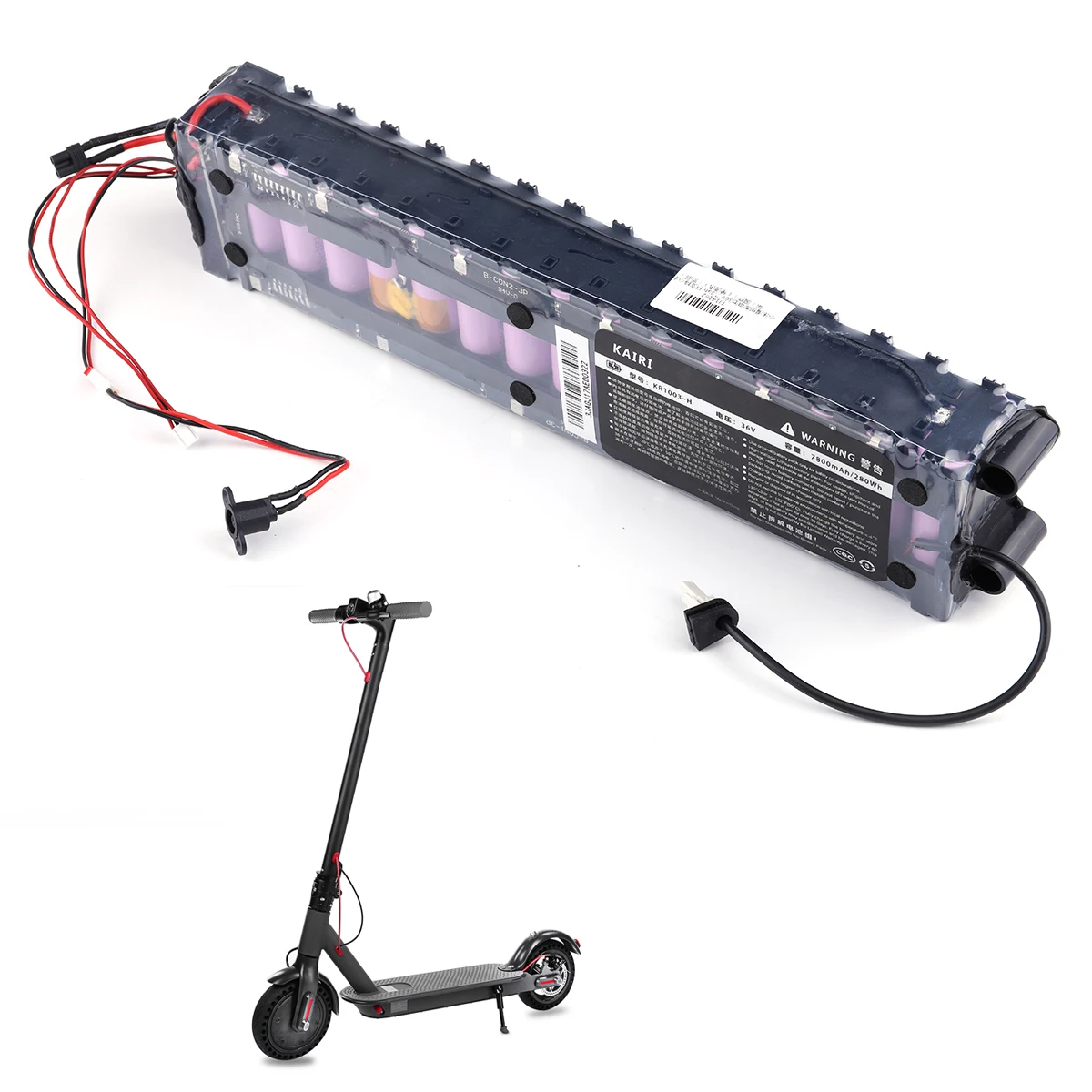 Lithium-ion Battery Pack 36V 7.5Ah/7.8Ah IEC62133 xiaomi original Electric Scooter Battery