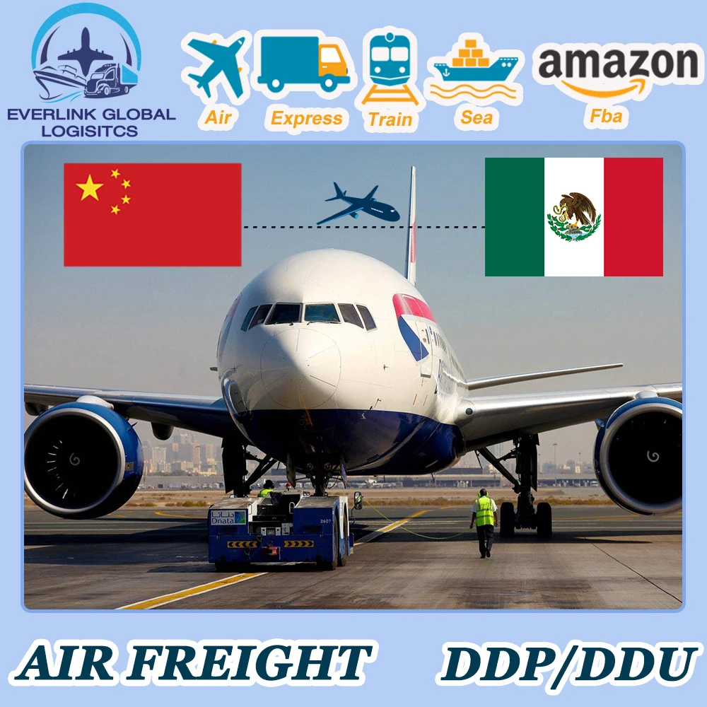 DDP DDU door to door service air freight forwarder shipping agent cost from China to Mexico France Canada
