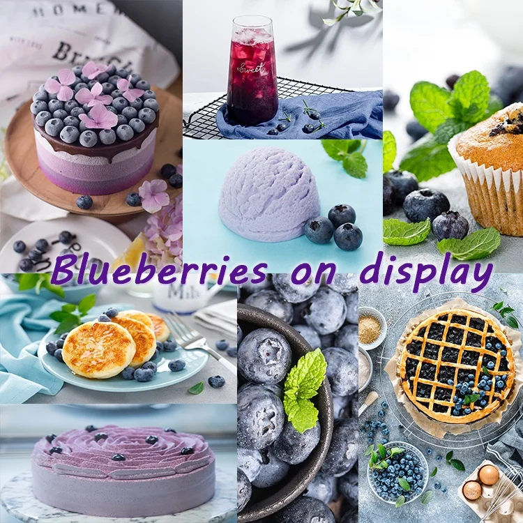 Chinese Factory Exports High-quality Frozen Fruits Frozen Blueberries