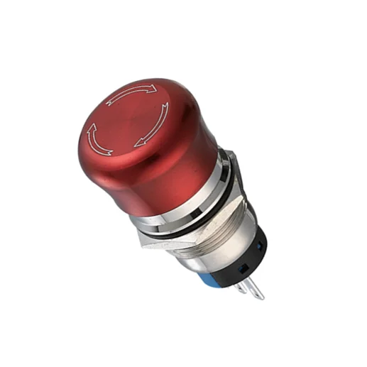 Hot selling LA38 series 19mm stainless steel emergency stop twist reset button switch