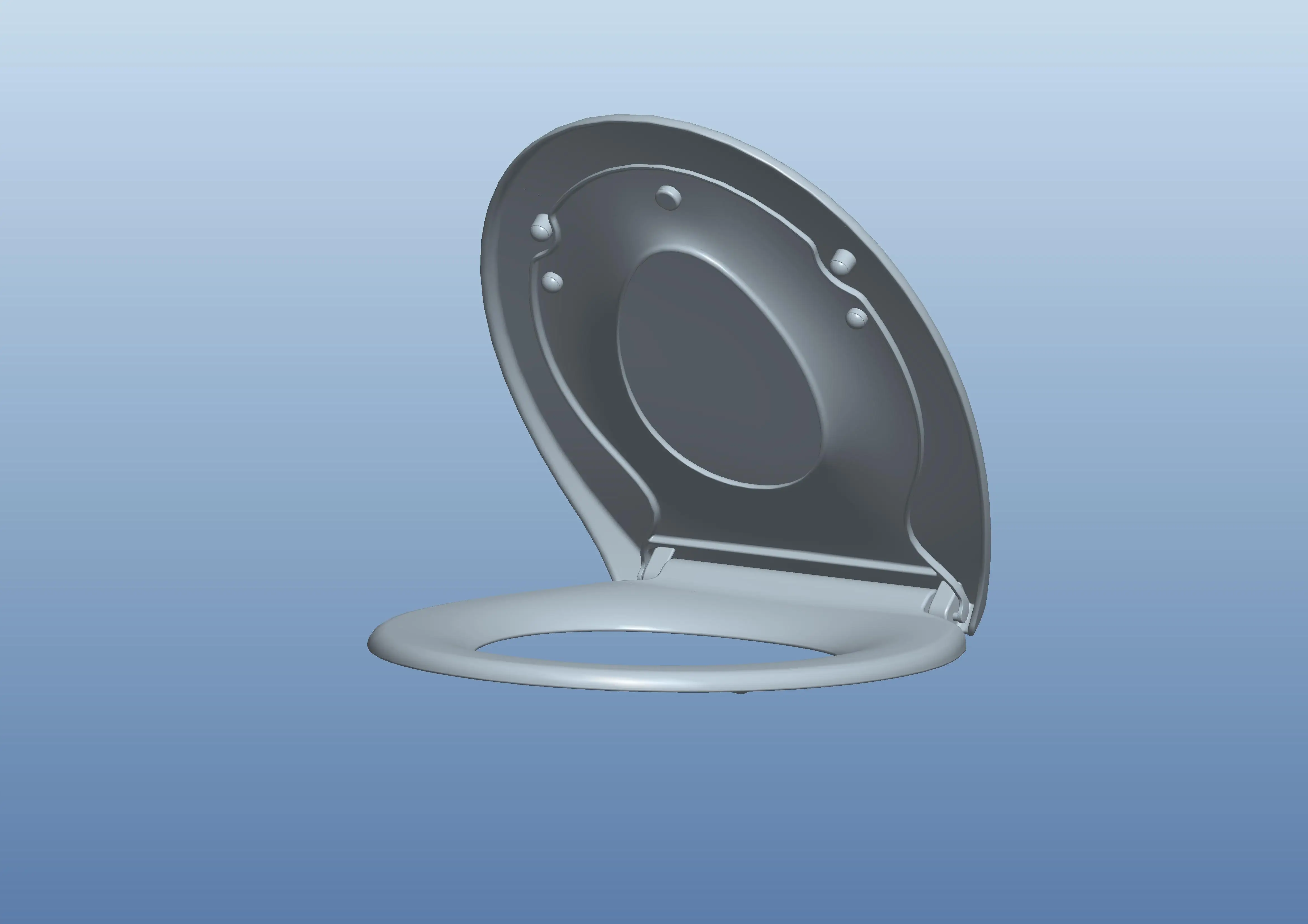 Onlines Best Sell Bathroom 3pcs  Round Shape PP Children Toilet Seat