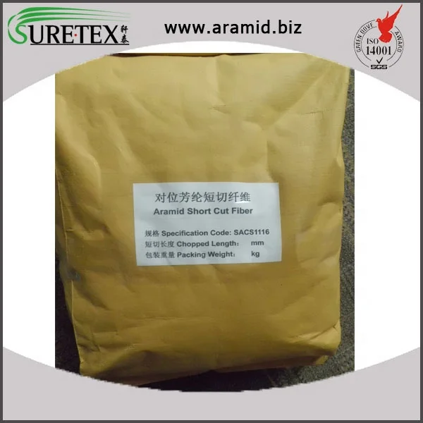 6mm Para Aramid Short Cut Fiber Chopped Strand for Making Various Reinforced Compounds