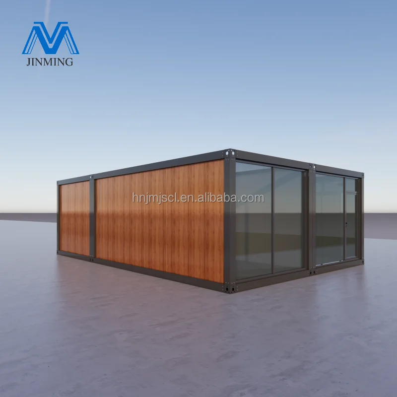 Modern Style Movable One Or Two Store Flat Pack Container House Big Space For Muti Function House