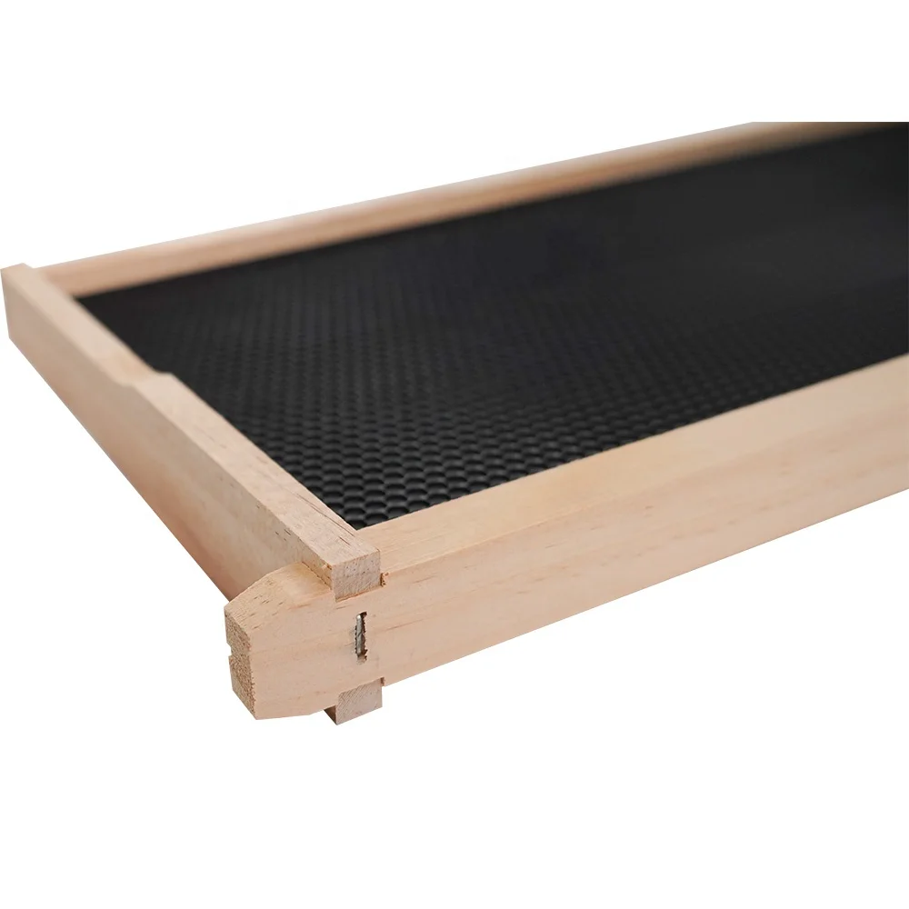 Beekeeping Assembled Langstroth Beehive Wooden Bee Frame With Foundation Sheet