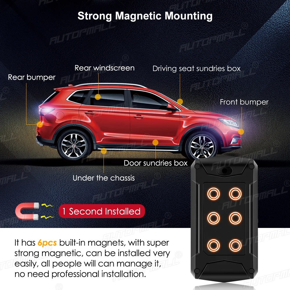 MiCODUS ML500 5000 мАч автомобильный локатор в реальном времени датчик температуры магнитный GPS-трекер голосовой мониторинг устройство отслеживания GPS-активов