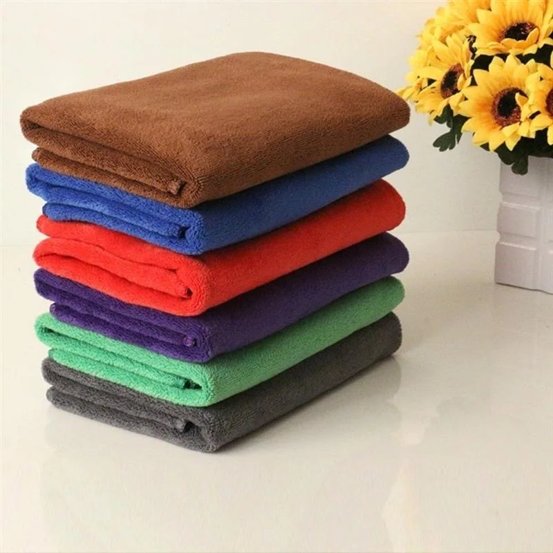 High Absorbent Microfiber Waffle Towel 80% Polyester 20% Polyamide Quick-Dry for Car Cleaning and Kitchen Use