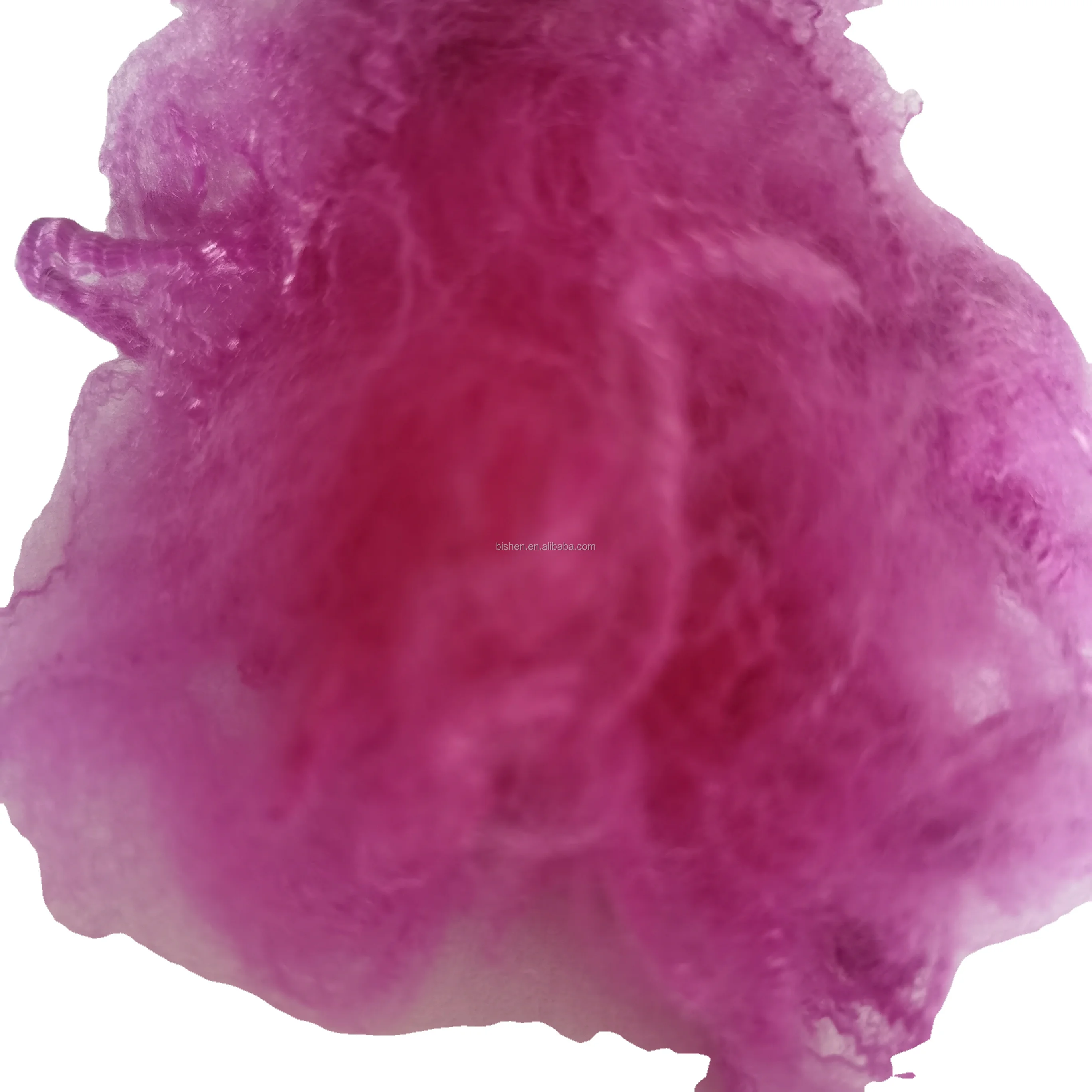 GRS certified  Recycled Polyester Staple Fiber 100% PSF bright red