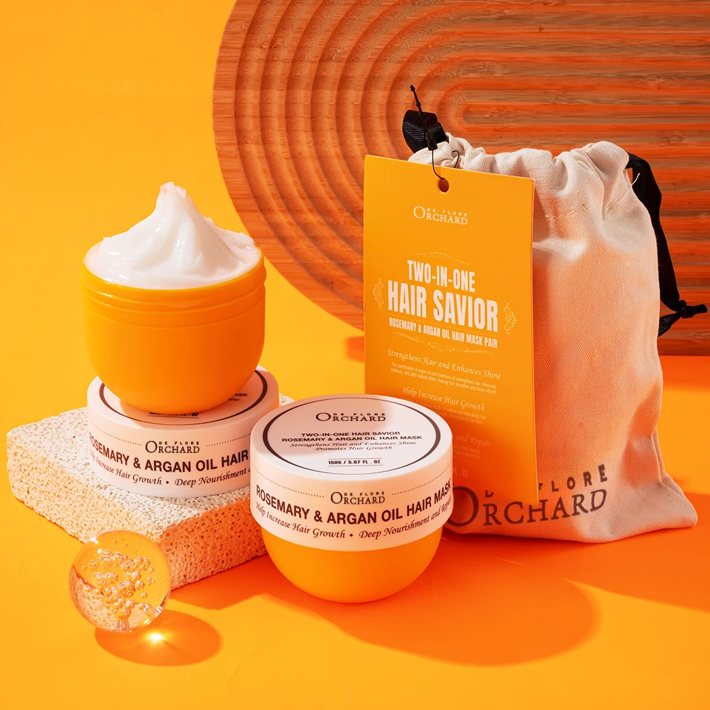 New Arrival Best Hair Mask Deep Nourishment And  Enhances Shine Rosemary & Argan Oil Hair Mask For Dry Hair