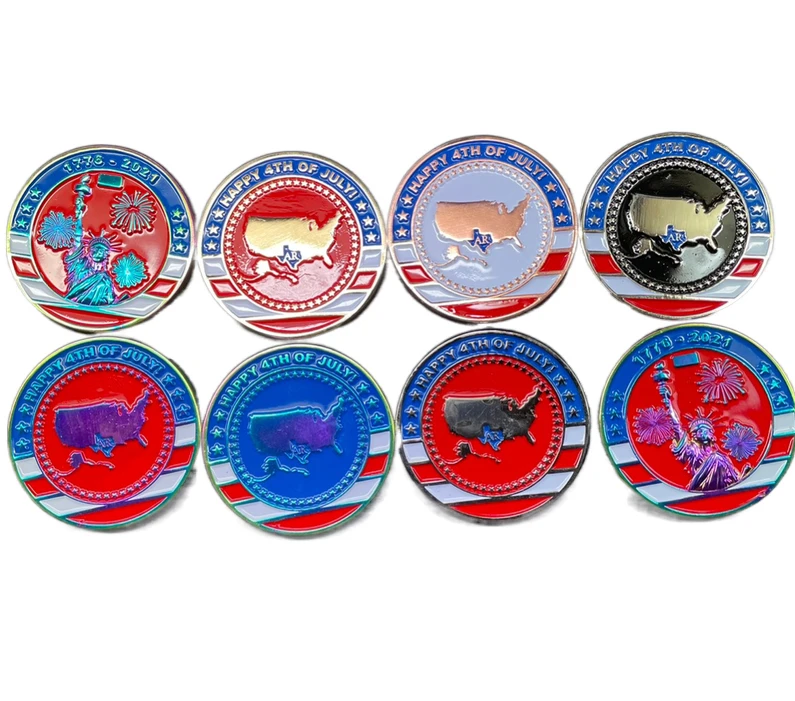 Custom Cheap Price High Quality Antique Bronze Rainbow copper silver gold challenge Coin